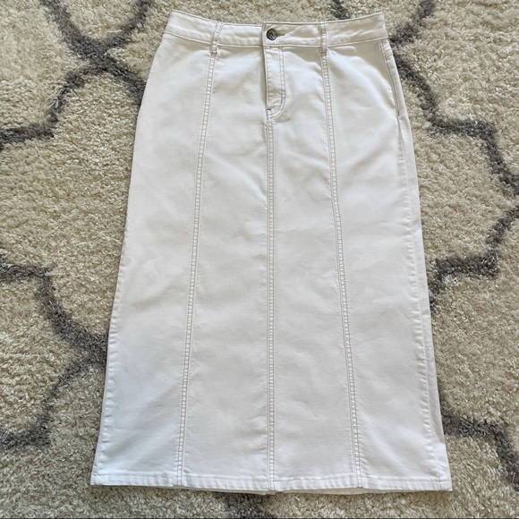 Cato Dresses & Skirts - White Denim Skirt
